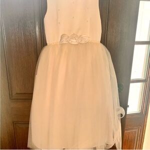 Elegant White Kids Communion Dress